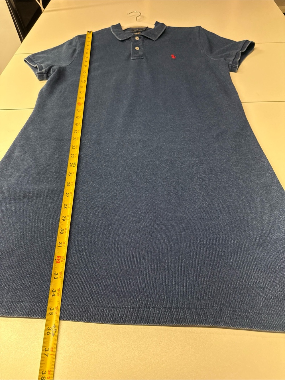 Polo Ralph Lauren The Mesh Mini Shirt Dress Sz XL Golf Tennis Sport Navy Blue - Picture 10 of 13